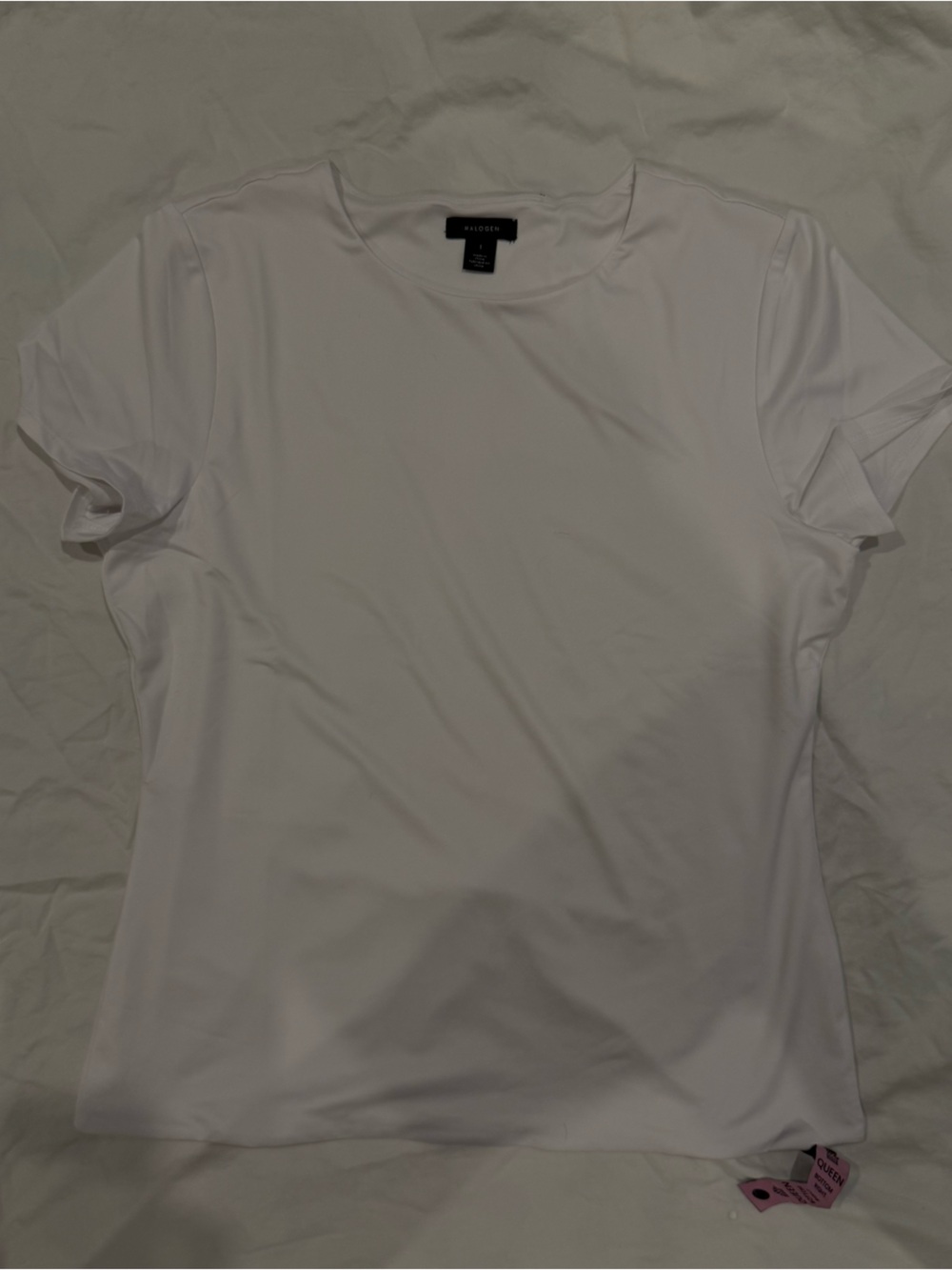 Bundle Halogen White and Brown Crew Neck Tee